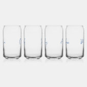 ブライダルパーティ花嫁予測できな弓名前をカスタムする ガラス缶 (右)