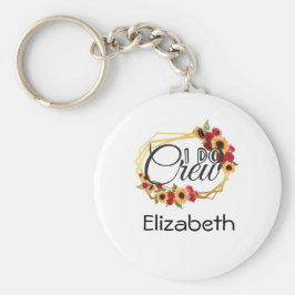 ブライダルパーティ、私クルー、ひまわり、バラ キーホルダー