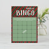 ブライダルビンゴウィンタークリスマスブライダルシャワーゲームI 招待状 (スタンド正面)