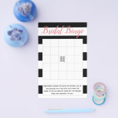 ブライダルビンゴウェディングシャワーゲーム入力カード チラシ (シングル)