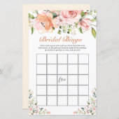 ブライダルビンゴゲームフローラ緑化紙シート (正面/裏面)