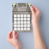 ブライダルビンゴマグノリア花シャワ素朴ー チラシ (ハンドル)