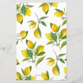 ブライダルビンゴレモンブライダルシャワービンゴゲーム (裏面)