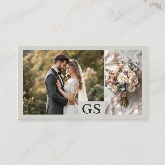 ブライダルフォトグラファーPhoto Scriptプロフェッショナル 名刺 (裏面)