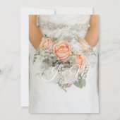 ブライダルフローラ結婚式招待状 招待状 (裏面)