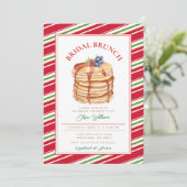 ブライダルブエレガントランチクリスマスパンケーキ 招待状 (スタンド正面)