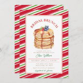 ブライダルブエレガントランチクリスマスパンケーキ 招待状 (正面/裏面)