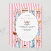 ブライダルブエレガントランチブライダルシャワー招待 招待状 (正面/裏面)