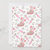 ブライダルブエレガントランチブライダルシャワー招待 招待状 (裏面)