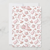 ブライダルブエレガントランチブライダルシャワー招待 招待状 (裏面)