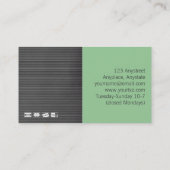 ブライダルブティック名刺 名刺 (裏面)