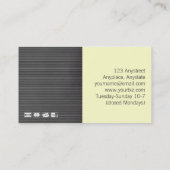 ブライダルブティック名刺 名刺 (裏面)