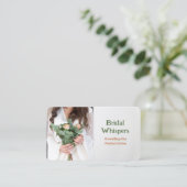 ブライダルブティック 名刺 (スタンド正面)