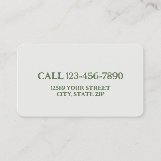 ブライダルブティック 名刺 (裏面)