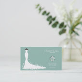 ブライダルブティック – 背景色を選択 名刺 (スタンド正面)