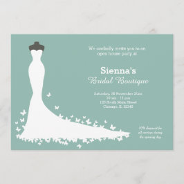 ブライダルブティック – 背景色を選択 招待状