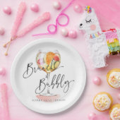 ブライダルブミニマルブルカクテルパーティー ペーパープレート (パーティー)