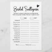 ブライダルブライダルシャワーゲームエレガントおもしろい (正面)