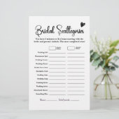 ブライダルブライダルシャワーゲームエレガントおもしろい (スタンド正面)