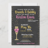 ブライダルブランチアンドバブルブライダルシャワー 招待状 (正面)