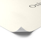 ブライダルブランチフローラ素朴ウェルカムサインポスター ポスター (角)