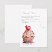 ブライダルブランチブライダルシャワーサンキューカード エンクロージャーカード (正面/裏面)