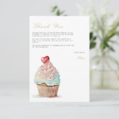 ブライダルブランチブライダルシャワーサンキューカード エンクロージャーカード (スタンド正面)