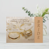ブライダルブランチ招待状 招待状 (スタンド正面)