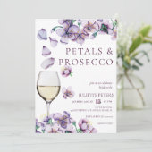 ブライダルブランチ| パステル フラワーズ 招待状 (スタンド正面)