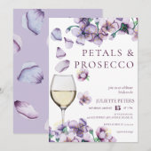 ブライダルブランチ| パステル フラワーズ 招待状 (正面/裏面)