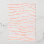 ブライダルブランチ |水彩バラとシックなスクリプ実在ト 箔招待状 (裏面)