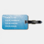 ブライダルブリスシェーカスタマイズズ:Your Seascape ラゲッジタグ (裏面横)