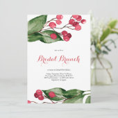 ブライダルブルンチウォーターカラーベリークリスマスパーティー 招待状 (スタンド正面)