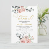 ブライダルブルンチユーカリプトゥスダスティバラフローラ 招待状 (スタンド正面)