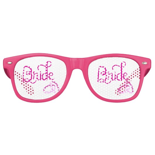 ブライダルヘンパーティー レトロサングラス (正面)