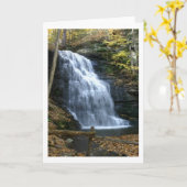 ブライダルベール滝 カード (黄色い花)