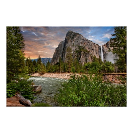 ブライダルベール滝 ポスター (正面)