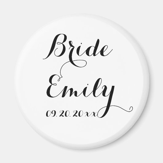 ブライダルボタン マグネット (正面)