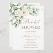 ブライダルミニマルシャワーへの招待 招待状 (正面/裏面)