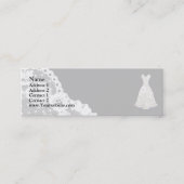 ブライダルミニ名刺 スキニー名刺 (正面)