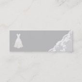 ブライダルミニ名刺 スキニー名刺 (裏面)