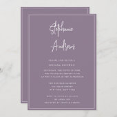 ブライダルモダンシャワーの招待 招待状 (正面/裏面)