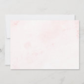 ブライダルモダンスエレガントシャワーの招待状 (裏面)