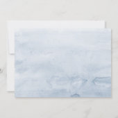 ブライダルランチョンダスティブルーピンクブライダルシャワー 招待状 (裏面)