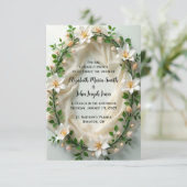 ブライダルリースの招待状 招待状 (スタンド正面)