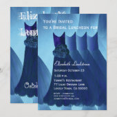 ブライダルルンチョンブライかわいらしドメイドドレス 招待状 (正面/裏面)