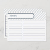 ブライダルレシピカード |ピーコックブルー ポストカード (正面/裏面)