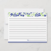 ブライダルレシピカード |ライムと海軍 (裏面)