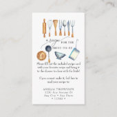 ブライダルレシピ要求エンクロージャカード エンクロージャーカード (正面)