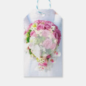 ブライダルレースフラワーブーケ結婚ーズ ギフトタグ (裏面)